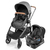 Conjunto Carrinho Travel System Anna 3 Trio Sparkling Grey + Bebê Conforto + Base Maxi-Cosi