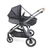 Conjunto Carrinho Travel System Anna 3 Trio Sparkling Grey + Bebê Conforto + Base Maxi-Cosi - comprar online