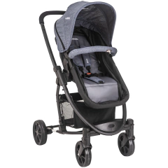 Carrinho de Bebê Travel System Prima Melange Azul Kiddo 