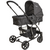 Carrinho de Bebê Travel System Prima Melange Preto Kiddo  - loja online