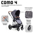 Como 4 Linha Diamond (Carrinho + Moisés + Bebê Conforto Risus + Bolsa + Adaptador) ABC Design  - comprar online