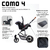 Como 4 Linha Diamond (Carrinho + Moisés + Bebê Conforto Risus + Bolsa + Adaptador) ABC Design  - loja online