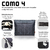 Como 4 Linha Diamond (Carrinho + Moisés + Bebê Conforto Risus + Bolsa + Adaptador) ABC Design  - Variedade para Gestante e Bebê | Qualidade | A Pílula Falhou