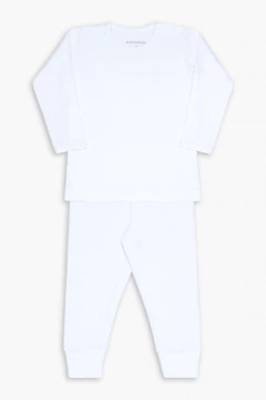Conjunto Canelado 1/3 Branco Dedeka