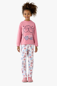 Pijama Soft Monstras Fofas Que Brilha No Escuro 4/8 Dedeka