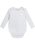 Body De Cotton Menino P/GG Mescla White Milon