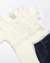 Conjunto Body/Shorts Jeans Menina P/18 Off White Anjos Baby - comprar online