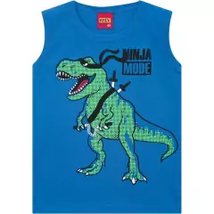 Regata Menino 1/3 Azul Safira Kyly