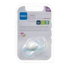 Chupeta Start Azul (tam 1 - 0-2 meses) MAM