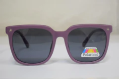 Óculos de Sol Roxo Envelhecido Detalhe Estrela Prata Estojo Maria Chica