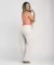 Calça Nature Com Cós De Elástico Areia Emma Fiorezi  na internet
