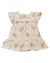 Vestido Em Cotton Menina P/4 Off White Com Estampa De Ursinha Anjos Baby