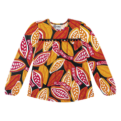 Blusa Menina 4/8 Preto Nanai
