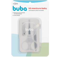 Kit Manicure Baby Branco Buba