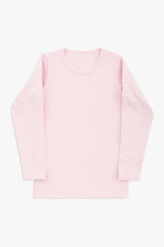 Camiseta Térmica 4/8 Rosa Bebê Dedeka