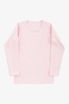 Camiseta Térmica 4/8 Rosa Bebê Dedeka