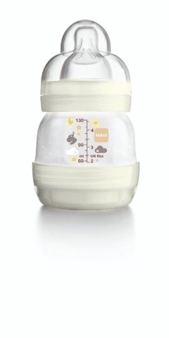 Mamadeira Anticólica Easy Start 130ml (0m) Neutra MAM