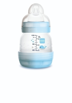 Mamadeira Anticólica Easy Start 130ml (0m) Azul MAM