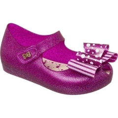 Sapatilha Infantil Confeti Coração Kids Glitter/Pink (21/28) WorldColors