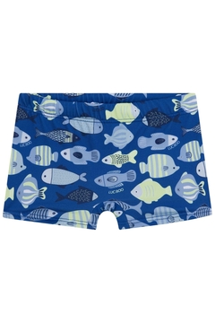 Sunga Azul Peixes M/GG Luc Boo