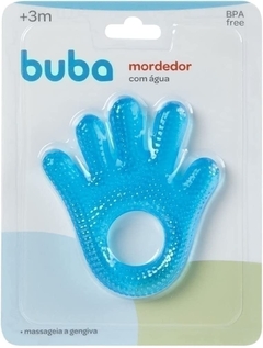 Mordedor de Água Texturizado Mãozinha Azul +3m Buba