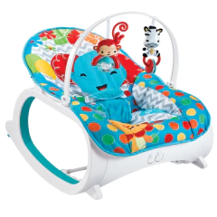 Cadeirinha de Descanso Vibratória e Musical Safari Azul Color Baby