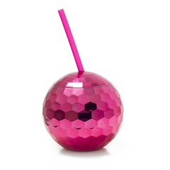 Vasos Disco con Bombilla