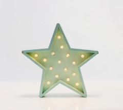 Cartel Estrella con Luz
