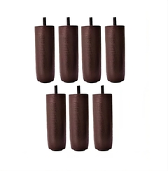 Kit de 7 Pés Para Cama Box ou Baú Queen King 12 cm de Altura TDC Madeira Maciça na internet