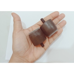 Kit 6 Pés Cama Box Baú Casal Modelo Mini 3 Cm de Altura Madeira Maciça - comprar online