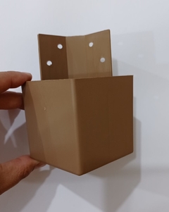 Kit 6 Pés Guarda Roupas Cômodas C/ Parafusos Marrom Fox