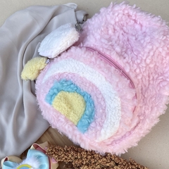 Kit Mochila Arco- Íris - Laços Tralalá