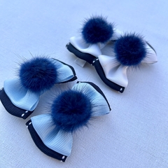 Parzinho de Laços com pompom - comprar online