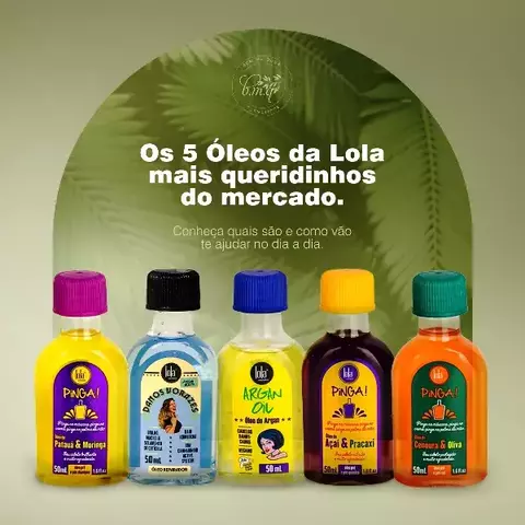 Banner da categoria Óleos Capilares e Corporais