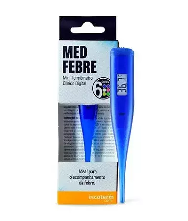 TERMOMETRO CLINICO DIG mini. AZUL - INCOTERM