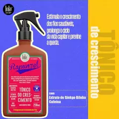 TONICO CRESCIMENTO CAPILAR LOLA RAPUNZEL 250ML - comprar online