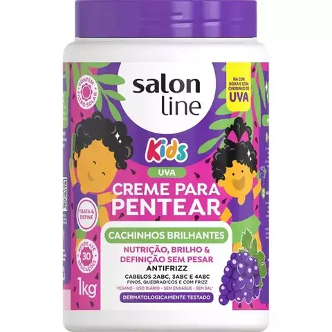 CREME PENTEAR SALON LINE KIDS UVA 1KG