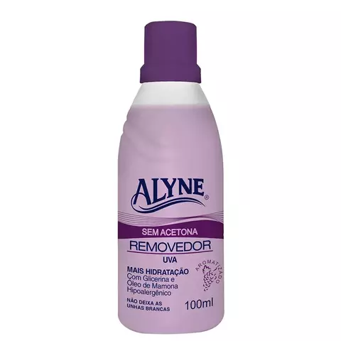REMOVEDOR DE ESMALTE ALYNE UVA 100ML