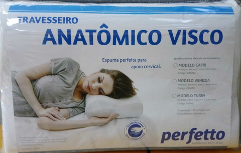 TRAVESSEIRO TURIM ANATÔMICO M VISCO ELÁSTICO