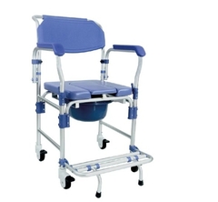 Cadeira de Banho em Alumínio para Obeso D60 - Dellamed