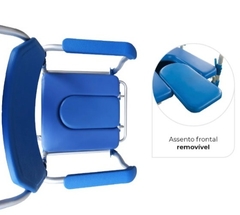 Cadeira de Banho em Alumínio para Obeso D60 - Dellamed - comprar online