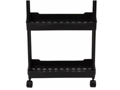 Carro Organizador 3 Estantes Para Hogar Multiusos Negro - comprar online