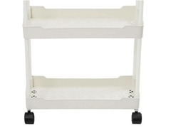 Carro Organizador 3 Estantes Para Hogar Multiusos Blanco - Vintash Bazar