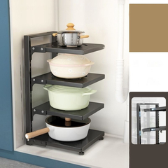 Organizador Alacena 3 Estantes Regulables -multiuso-ollas - tienda online