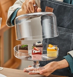 Imagen de Plato de Vidrio Con Campana 26 cm