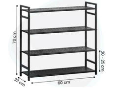 Imagen de Organizador 4 Estantes Cocina Multiuso Zapatero