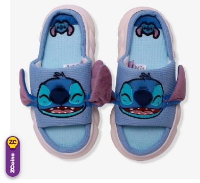 Pantufa Nuvem Stitch - Zona Criativa M 36-38
