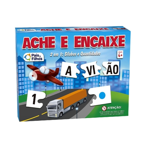 Jogo Ache e Encaixe - Pais e Filhos