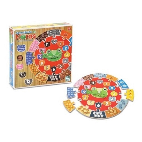 Jogo Aprendendo as Horas - Nig Brinquedos