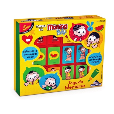 Jogo da Memória Turma da Mônica Baby - Adijomar